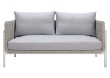 704016 Frais Outdoor Loveseat Gray