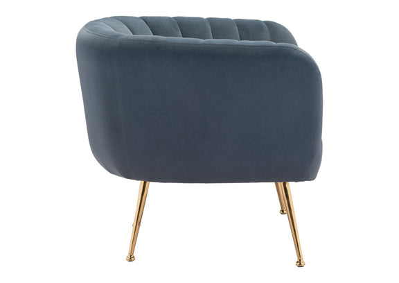 101852 Deco Accent Chair Gray