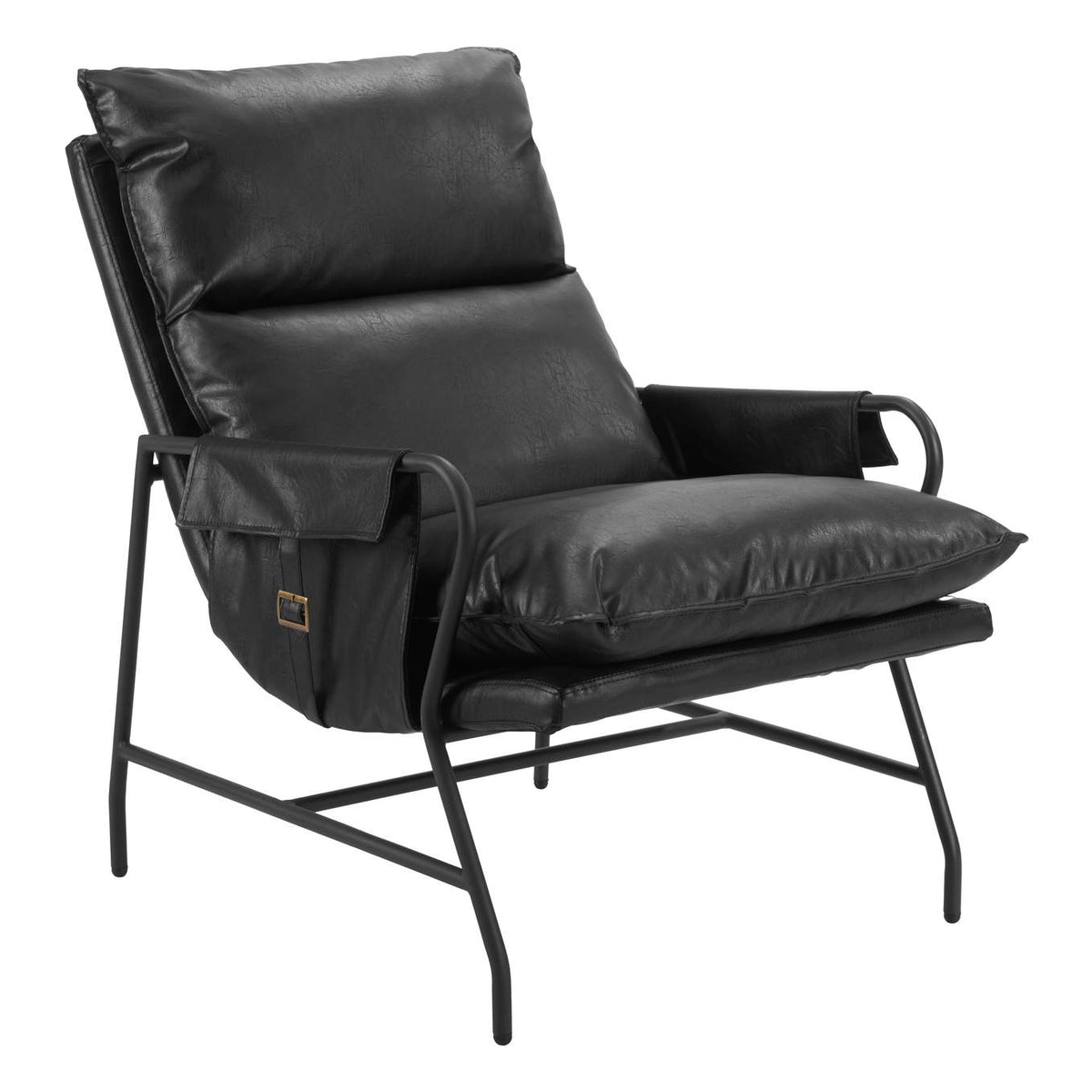 110204 Halaus Accent Chair Black