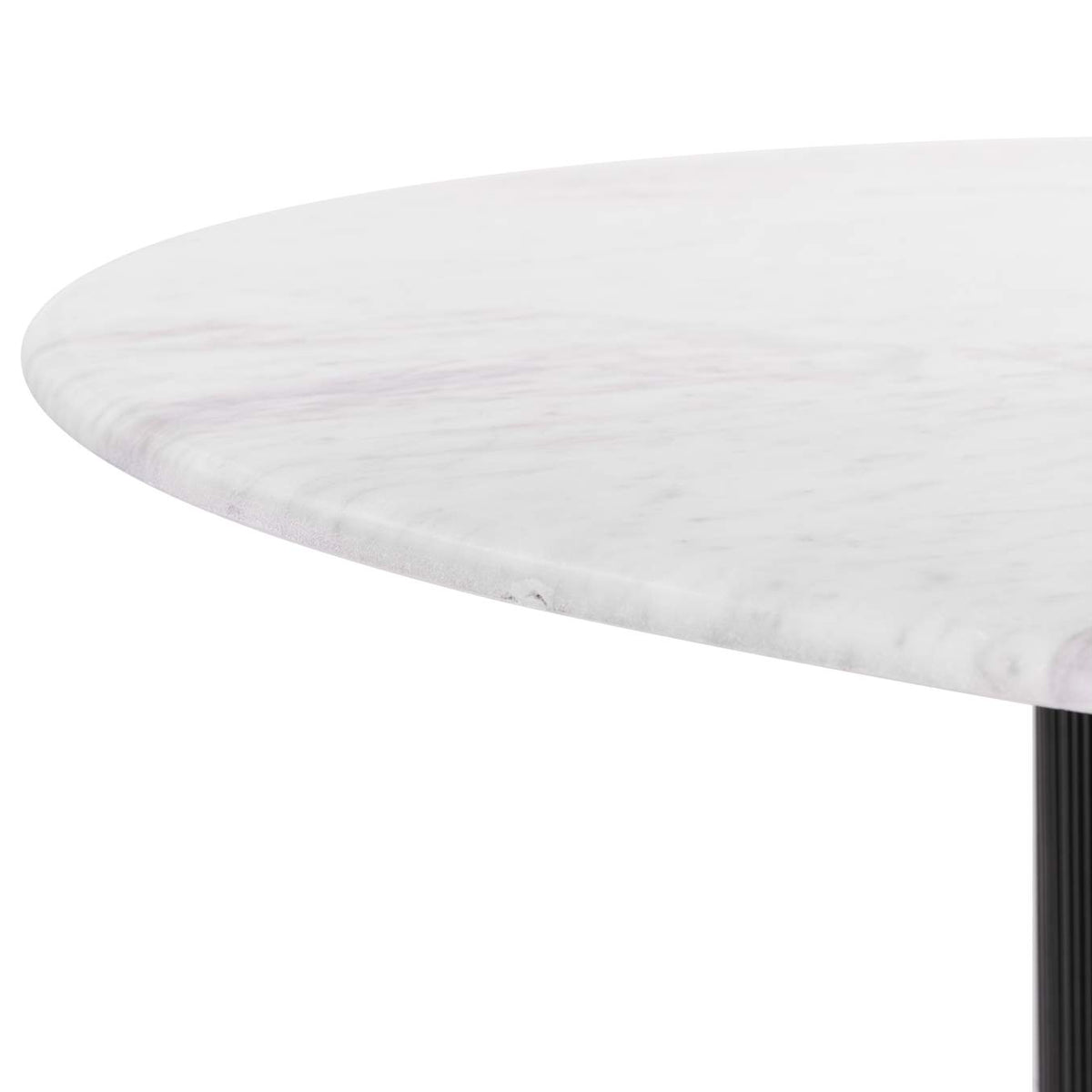 110140 Izola Dining Table White & Black