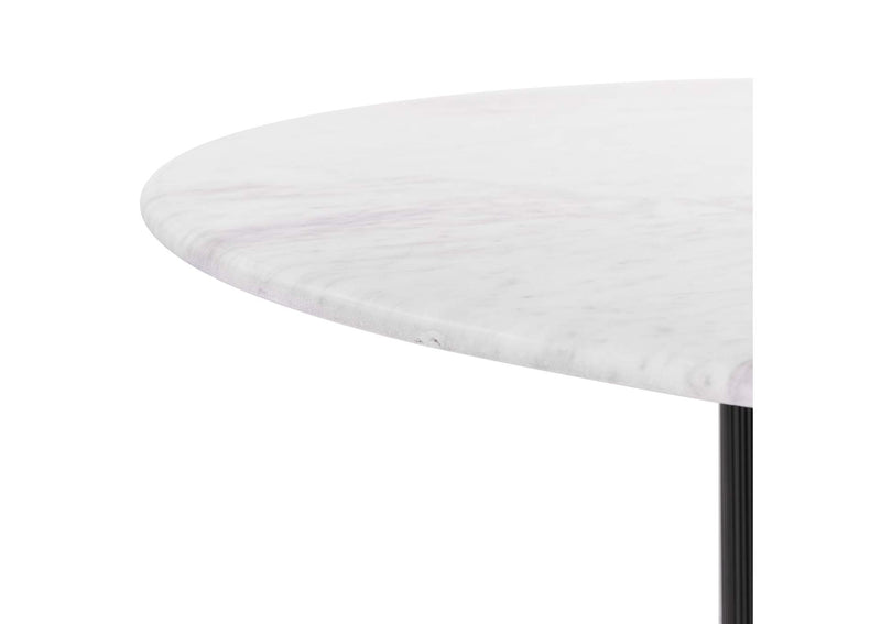 110140 Izola Dining Table White & Black