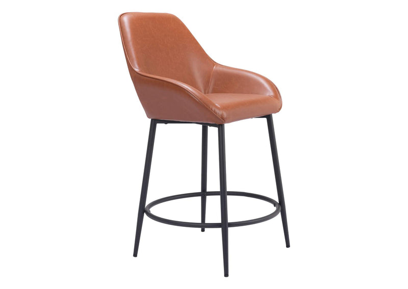 109952 Vila Counter Stool (Set Of 2) Brown