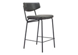 110263 Charon Counter Stool (Set Of 2) Vintage Black