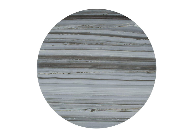 109446 Star City Dining Table Gray & Silver