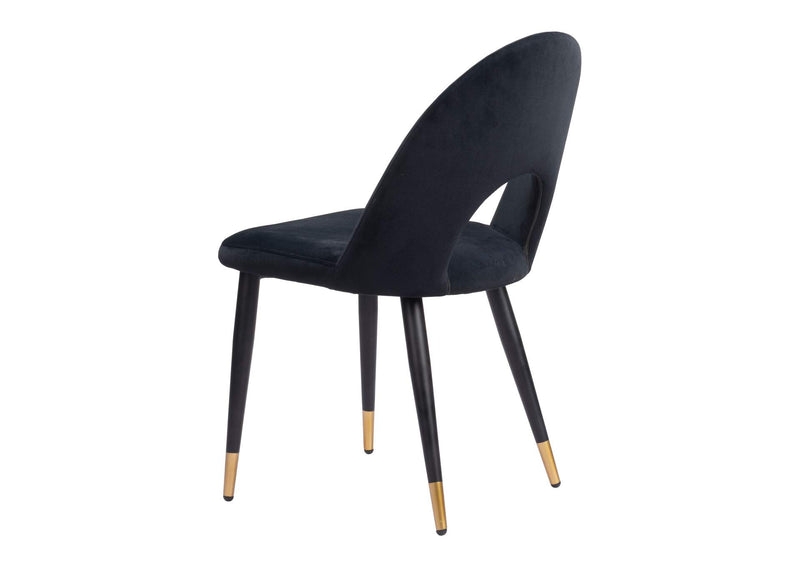 109873 Menlo Dining Chair (Set Of 2) Black