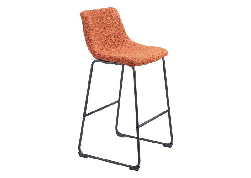 109682 Smart Barstool (Set Of 2) Burnt Orange