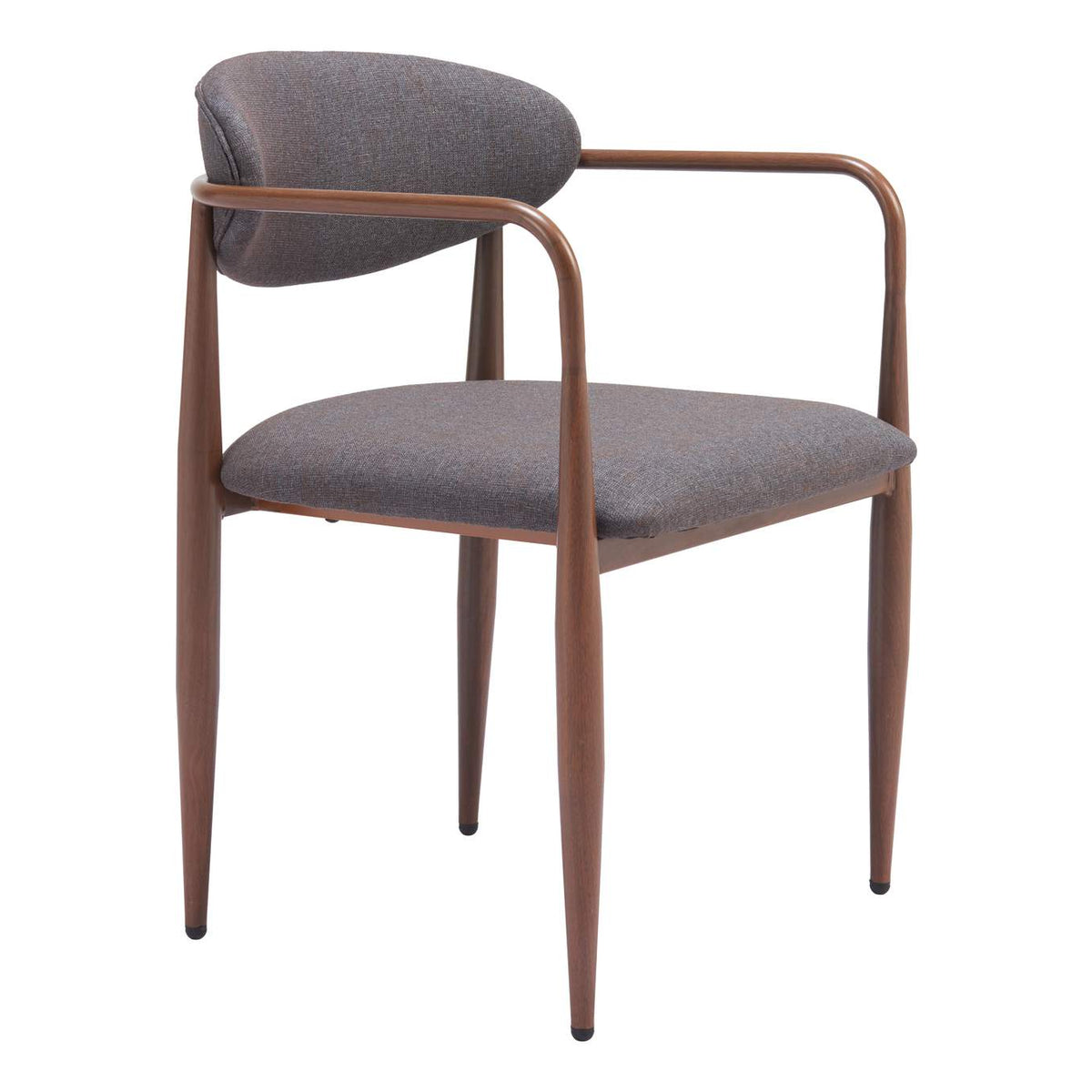110208 Zens Dining Chair (Set Of 2) Truffle Gray