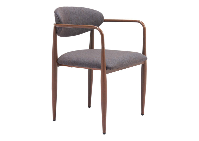 110208 Zens Dining Chair (Set Of 2) Truffle Gray