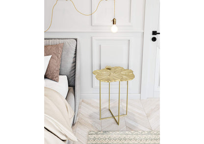 109382 Lotus Side Table Gold