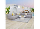703999 Luanda Outdoor Middle Chair Gray