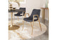 109549 Desi Dining Chair (Set Of 2) Black & Gold