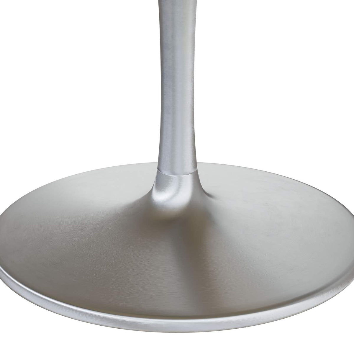 109451 Metropolis Dining Table (60") Gray & Silver