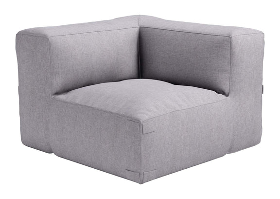 704002 Luanda Outdoor Corner Chair Gray