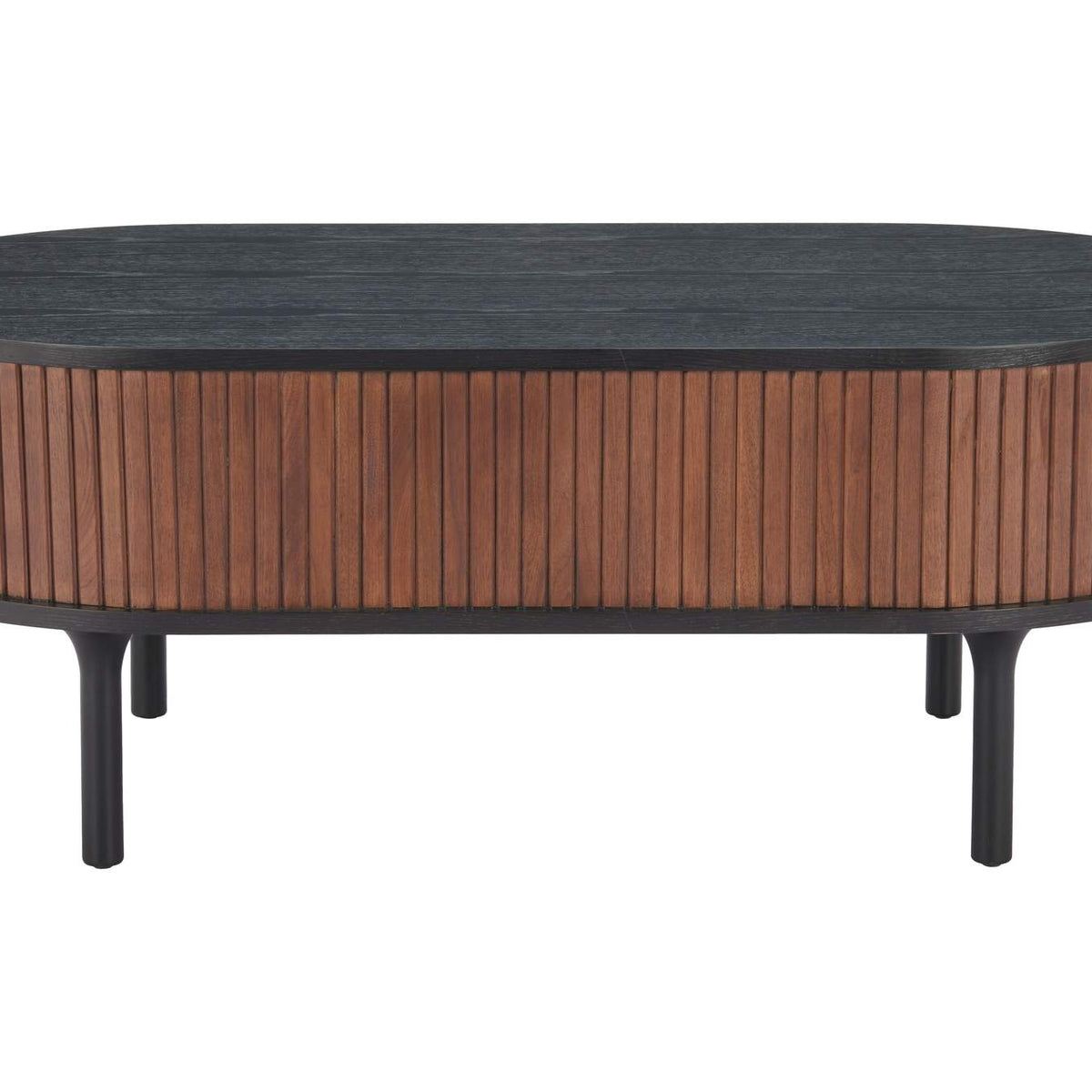 110298 Koriana Coffee Table Black & Walnut