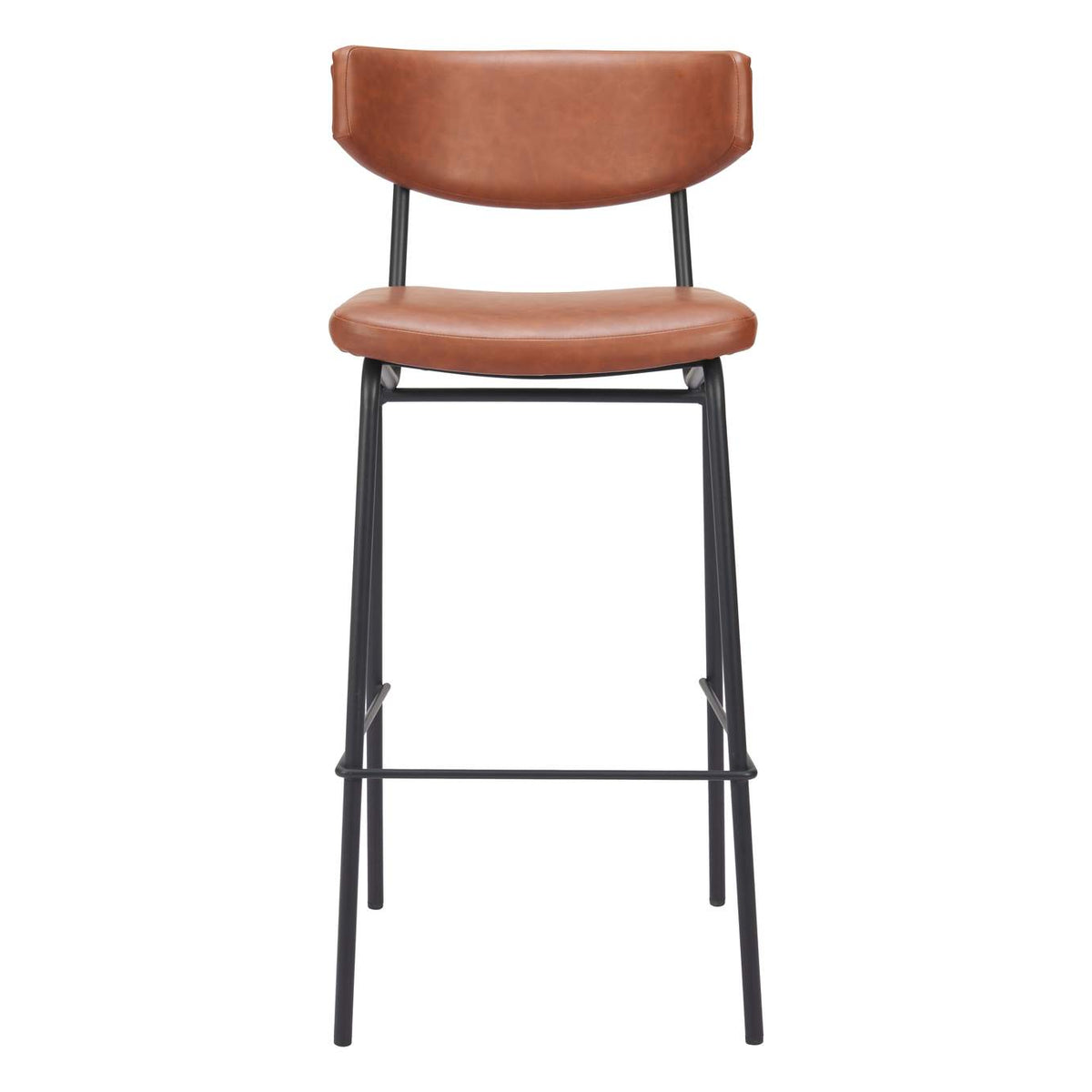 110260 Charon Barstool (Set Of 2) Vintage Brown