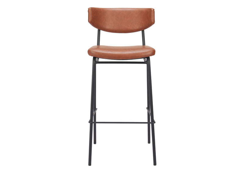 110260 Charon Barstool (Set Of 2) Vintage Brown