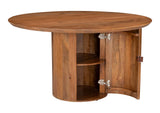 109856 Izola Dining Table Brown