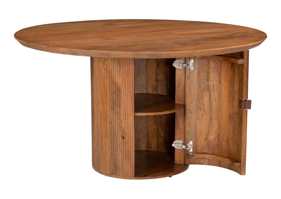 109856 Izola Dining Table Brown