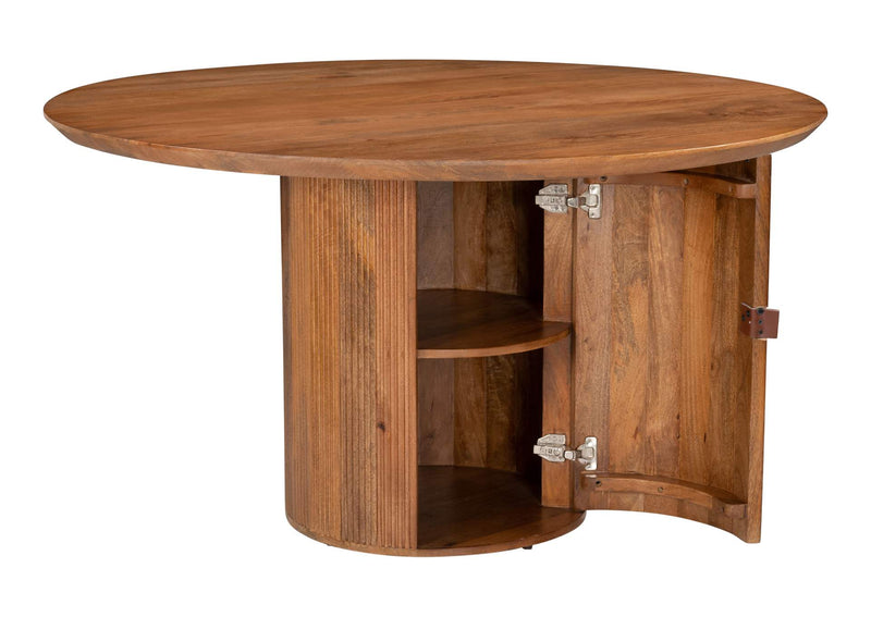 109856 Izola Dining Table Brown