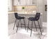 109537 Desi Counter Stool (Set Of 2) Black