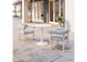 704038 Soleil Outdoor Dining Table White