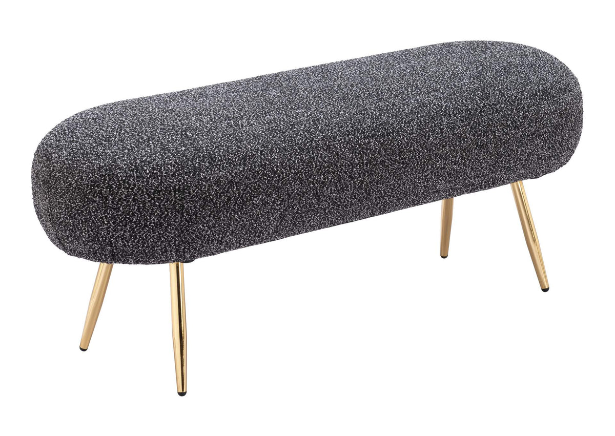 110081 Creek Bench Glitter Black