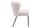 109677 Aimee Dining Chair (Set Of 2) Cream