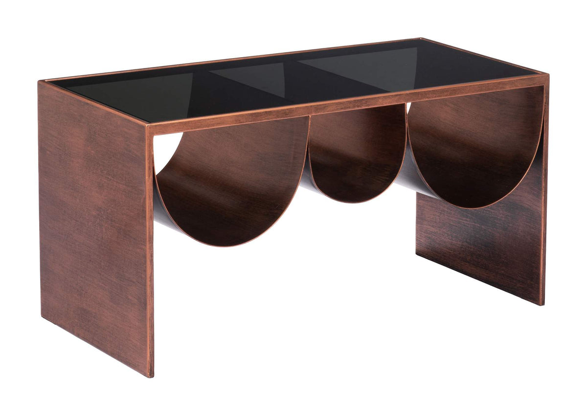 109841 Aveiro Coffee Table Copper & Black
