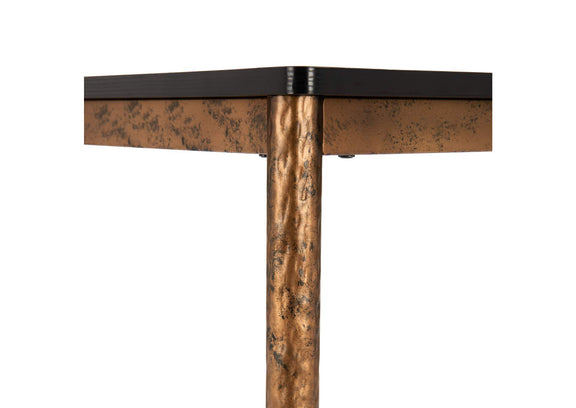 109970 Nida Bar Table Black & Bronze