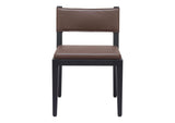 109979 Roxas Dining Chair (Set Of 2) Brown