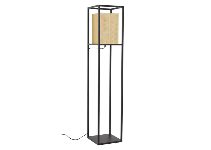 56130 Yves Floor Lamp Gold & Black