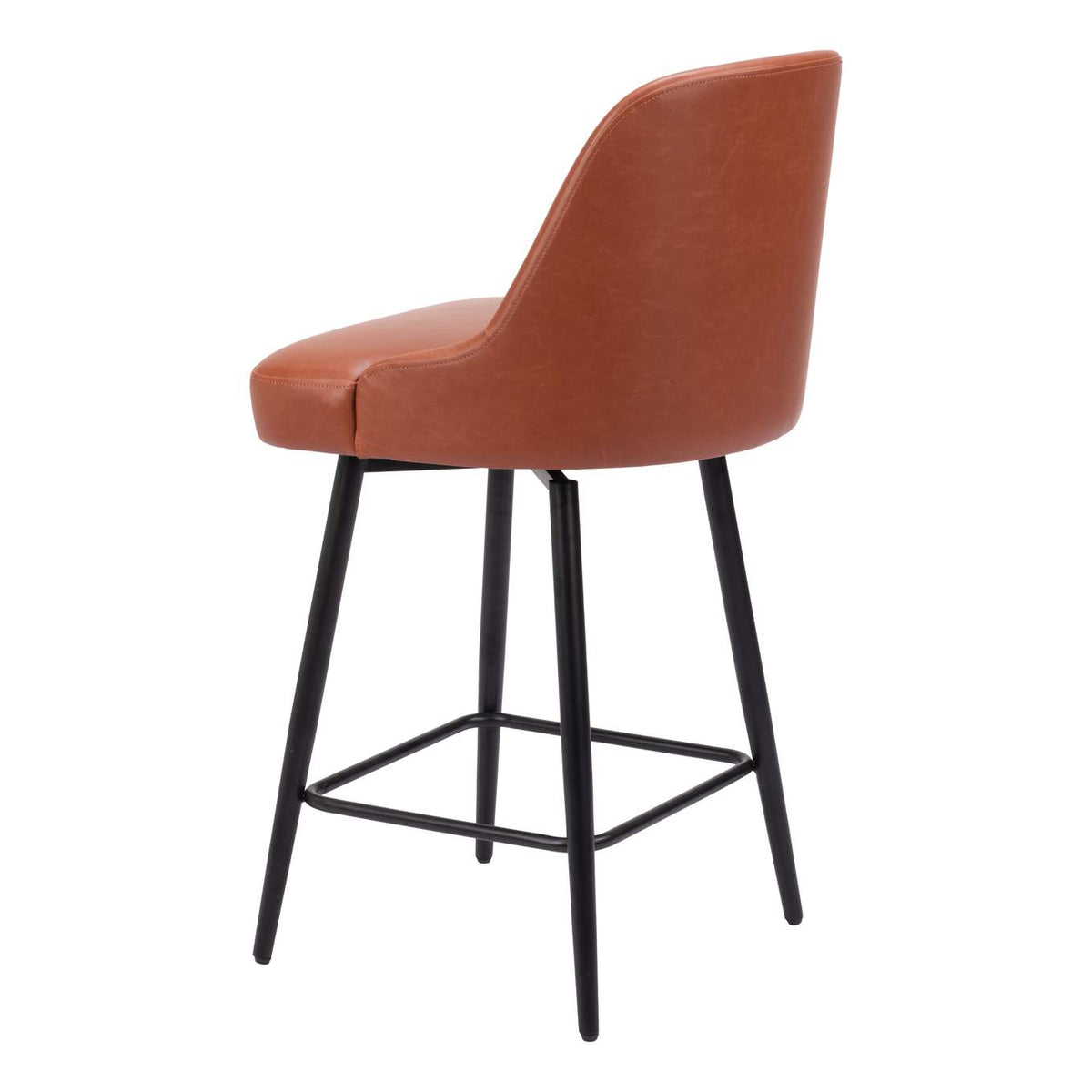 109972 Keppel Swivel Counter Stool Brown