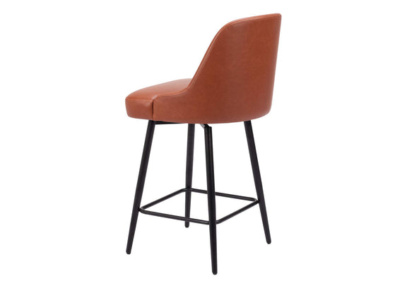 109972 Keppel Swivel Counter Stool Brown
