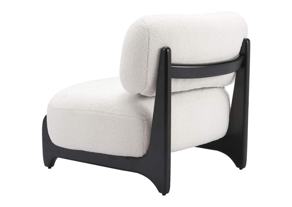 110268 Bombo Accent Chair White