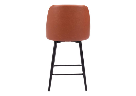 109972 Keppel Swivel Counter Stool Brown