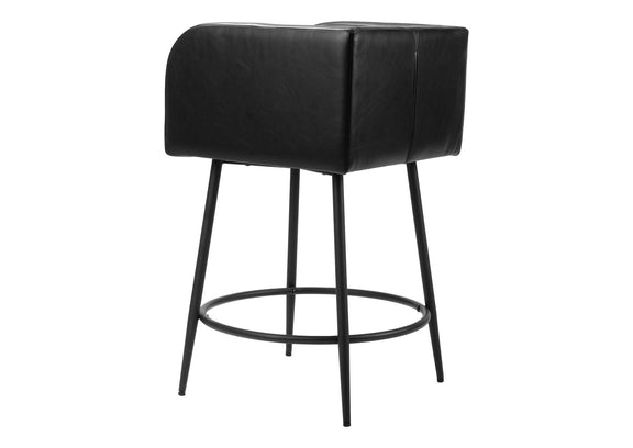 110062 Horbat Counter Stool (Set Of 2) Black
