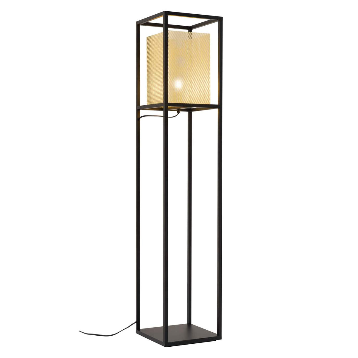 56130 Yves Floor Lamp Gold & Black