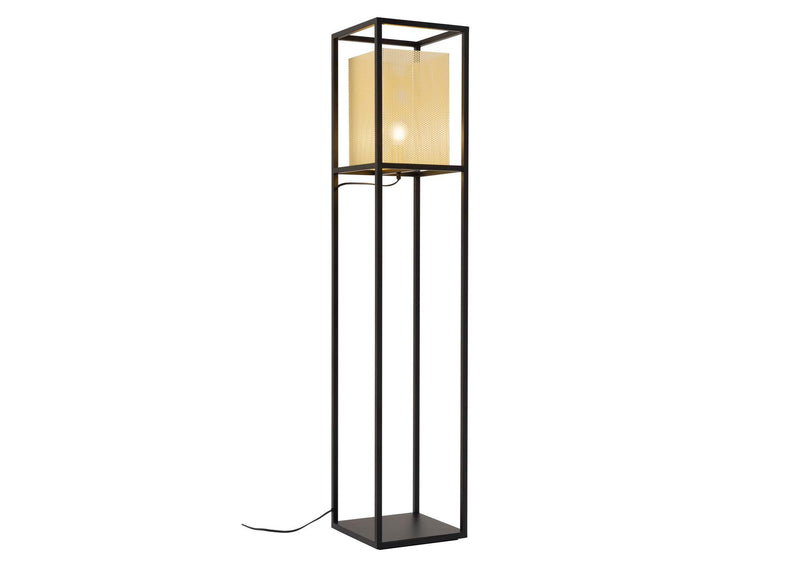 56130 Yves Floor Lamp Gold & Black