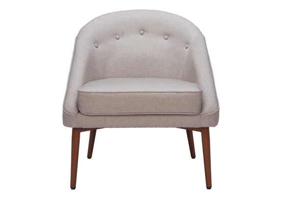109876 Carter Accent Chair Gray