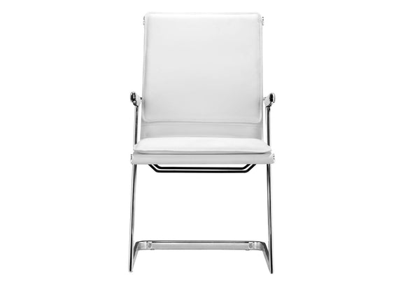 215211 Lider Plus Conference Chair (Set Of 2) White