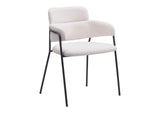 109663 Marcel Dining Chair (Set Of 2) Cream