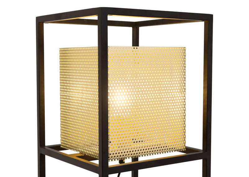 56129 Yves Table Lamp Gold & Black