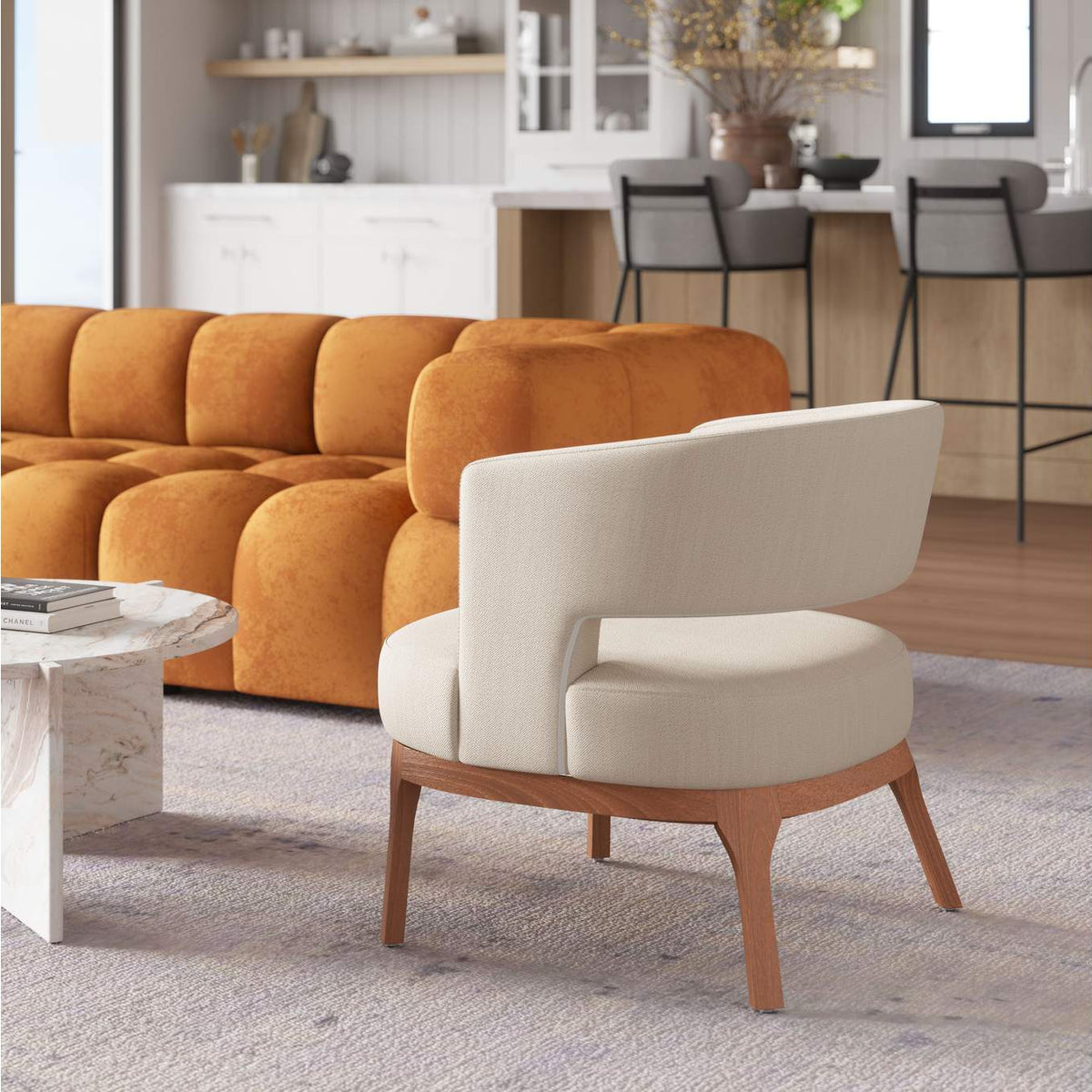 110113 Penryn Accent Chair Beige