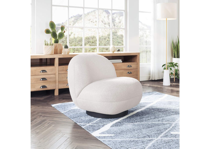 109345 Myanmar Accent Chair Cream