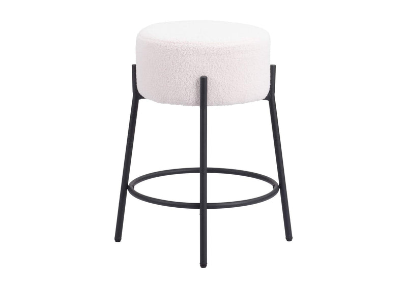 109741 Blanche Counter Stool (Set Of 2) Ivory
