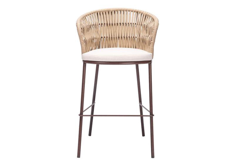 703990 Freycinet Outdoor Barstool (Set Of 2) Natural