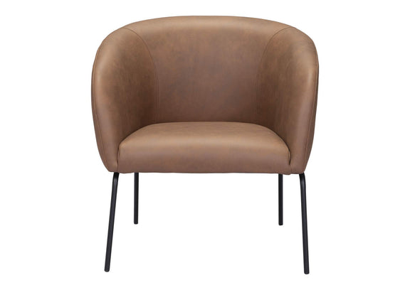 109055 Quinten Accent Chair Vintage Brown