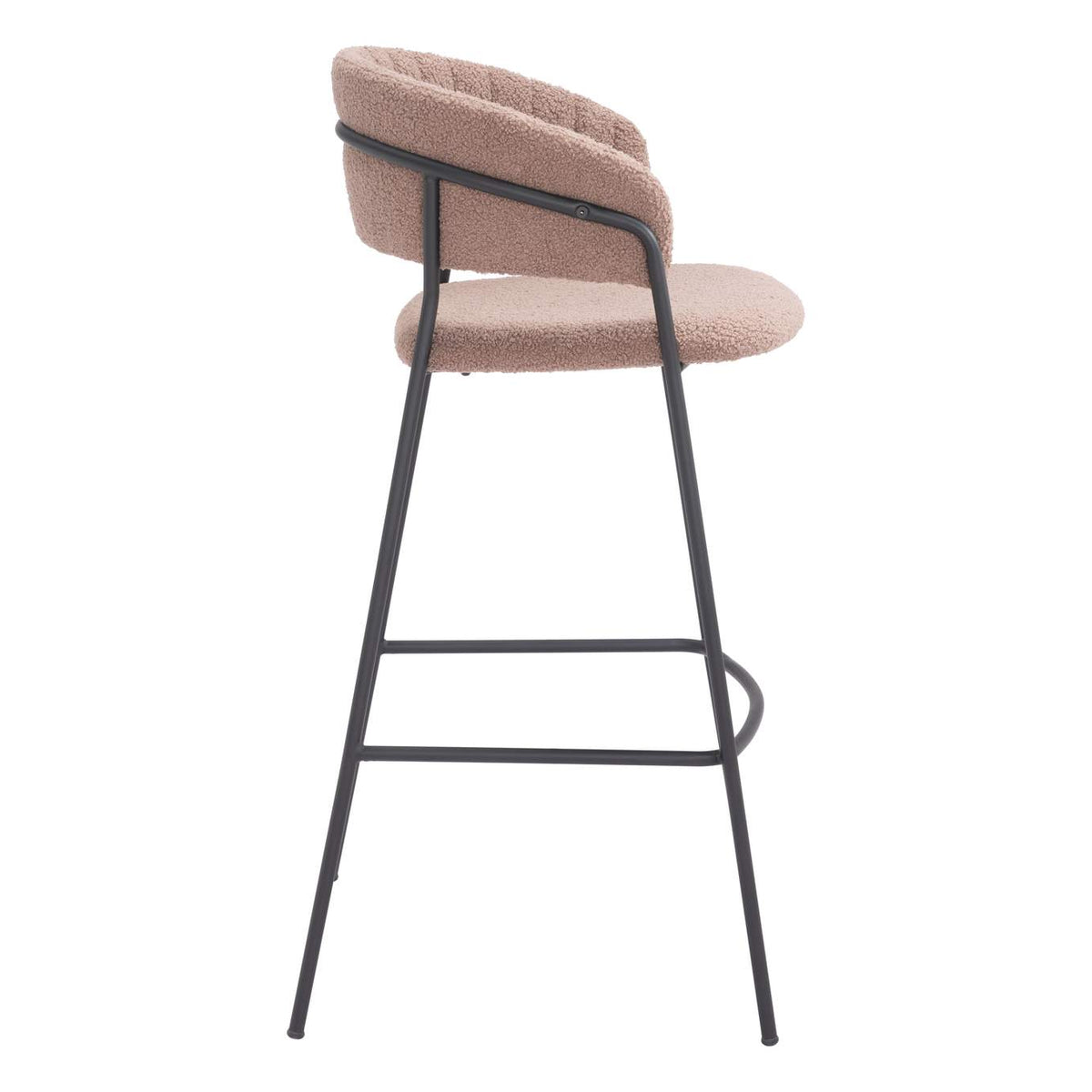 109674 Josephine Barstool (Set Of 2) Brown