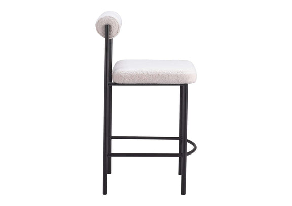 109811 Livorno Counter Stool (Set Of 2) Ivory