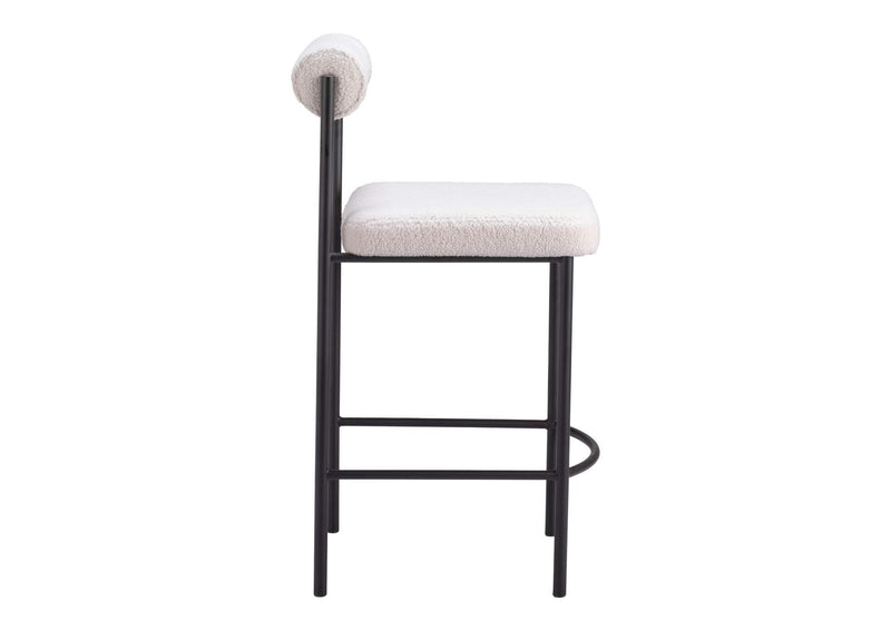 109811 Livorno Counter Stool (Set Of 2) Ivory